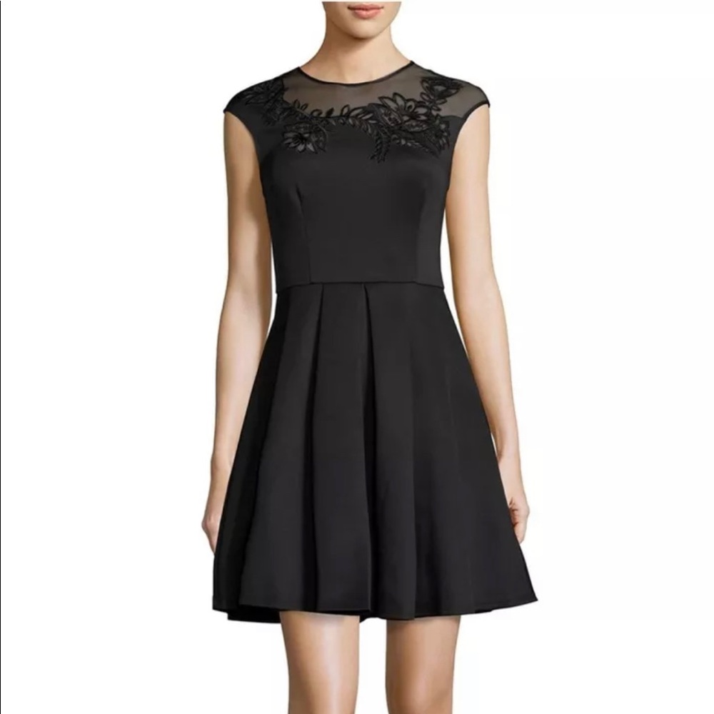 Ted baker black a line dress